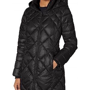 Andrew Marc Women's Down Alternative Jacket Removable Hood